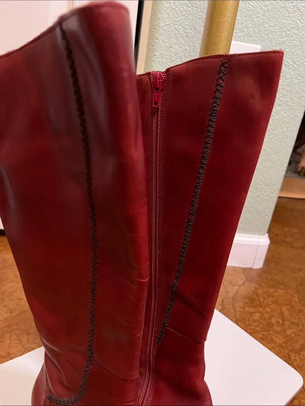 PIKOLINOS Tall Red Leather Over-the-Knee Boots Sz 8.5 or EU 39
